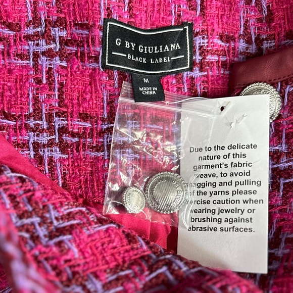 ⭐️G by Giuliana Black Label Timeless Tweed Jacket NWT [9001] - Picture 10 of 11
